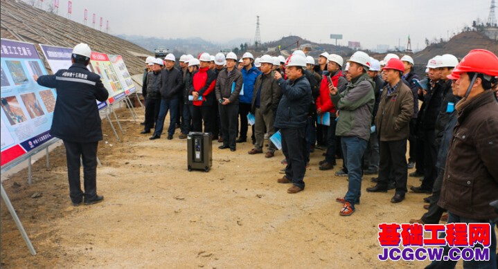 成贵铁路样板观摩会在中铁十五局成贵项目工地举行