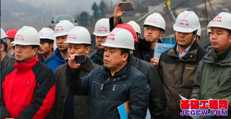 成贵铁路样板观摩会在中铁十五局成贵项目工地举行