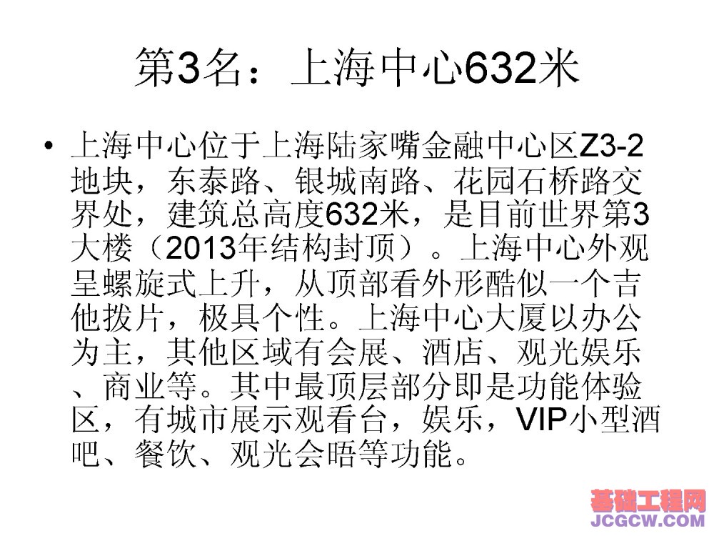 国内外最高超高层建筑实例看其进展