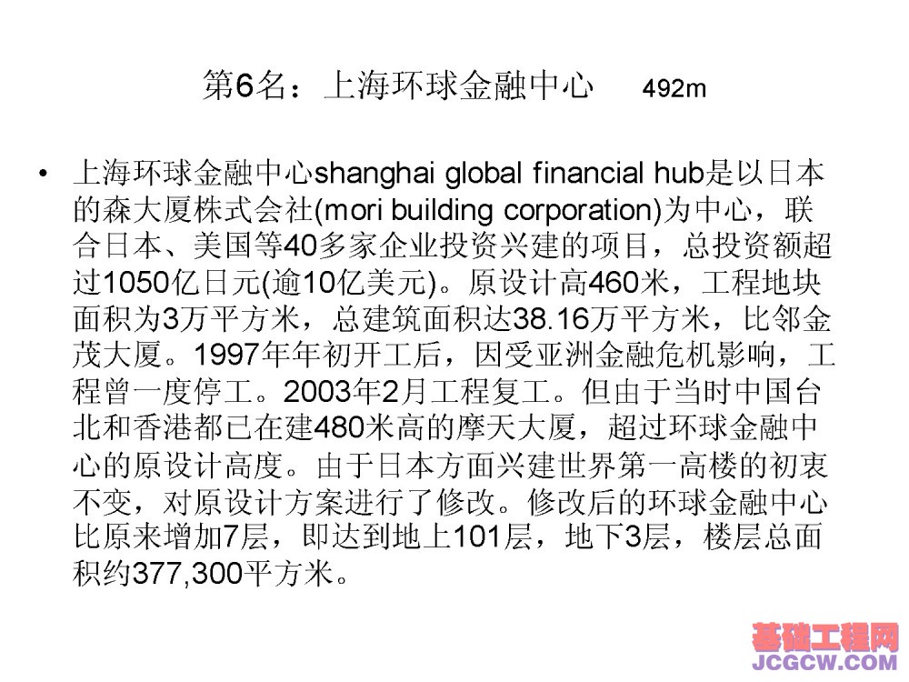 国内外最高超高层建筑实例看其进展