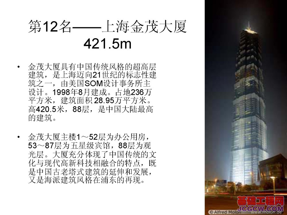 国内外最高超高层建筑实例看其进展